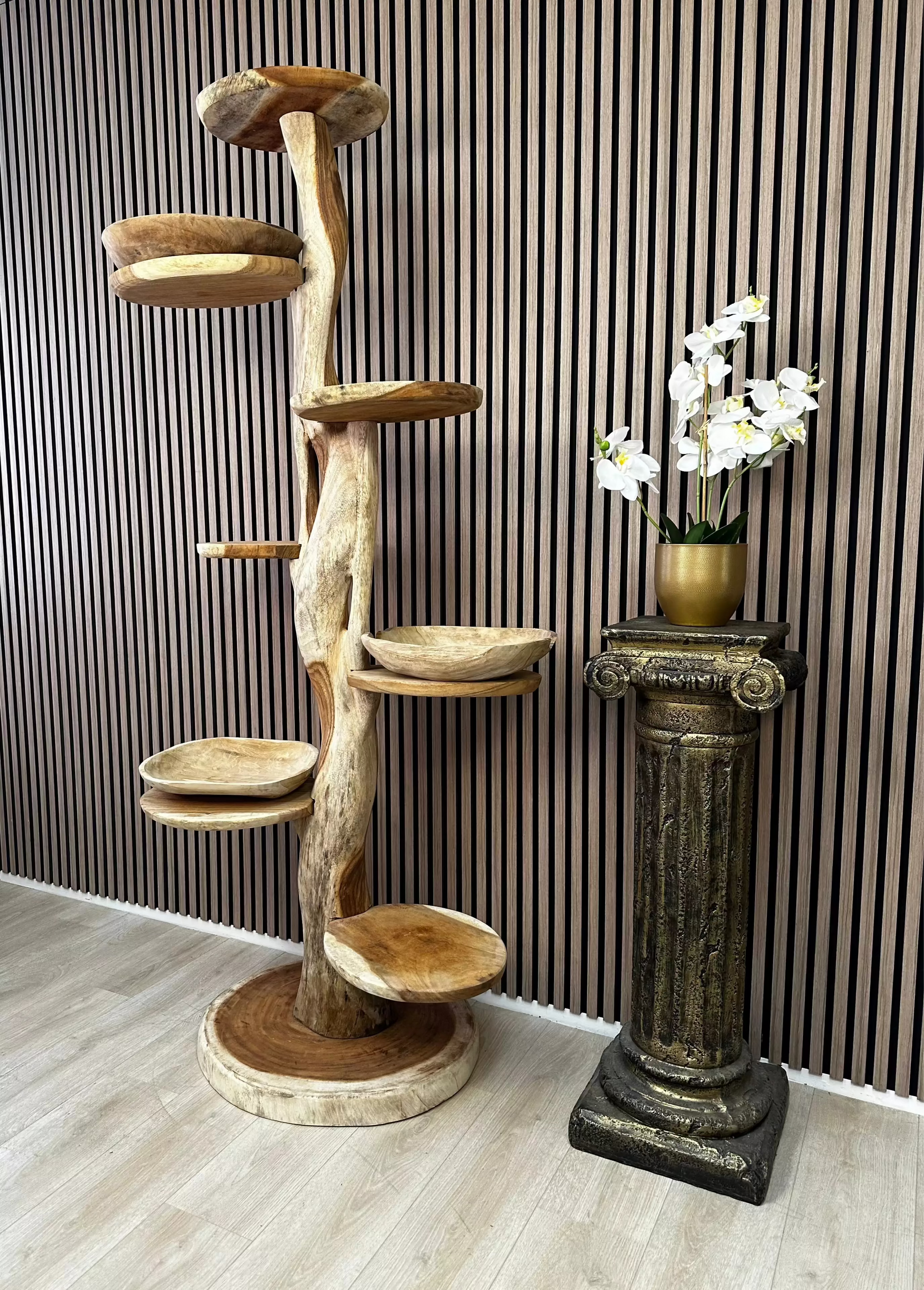 Houten Krabpaal kopen XXL Suar Houten Krabpaal | 200cm Hoog | Handgemaakt