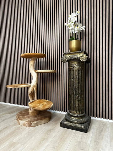 Suar Houten Krabpaal | 102cm Hoog | Handgemaakt - TropiCasa.nl