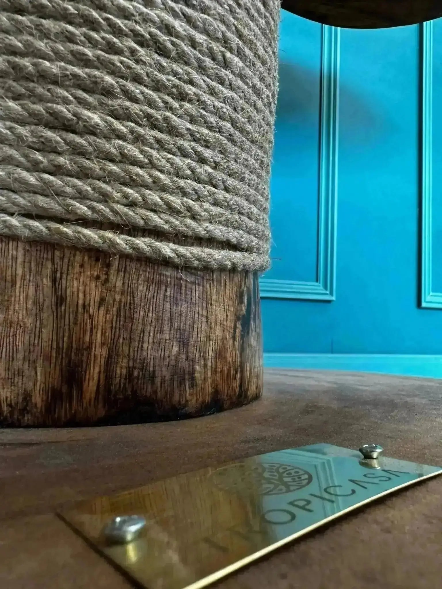 Suar Houten Krabpaal Dubbel | 155cm hoog | Handgemaakt - TropiCasa.nl