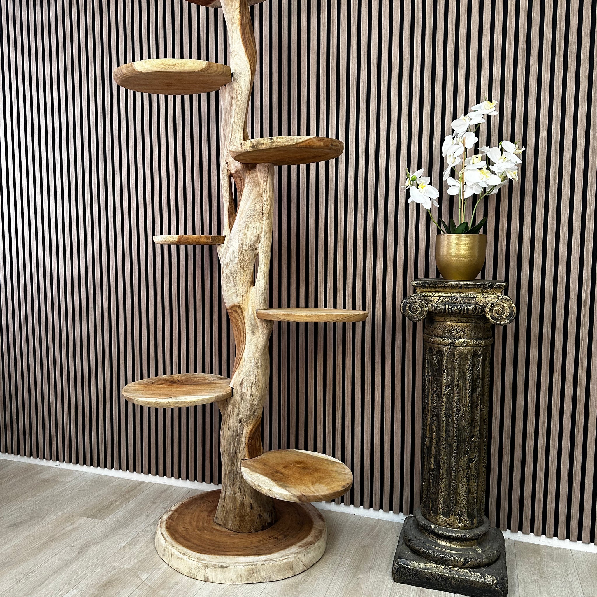 Houten Krabpaal kopen XXL Suar Houten Krabpaal | 200cm Hoog | Handgemaakt 