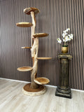 Houten Krabpaal kopen XXL Suar Houten Krabpaal | 200cm Hoog | Handgemaakt 