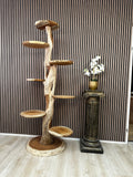 Houten Krabpaal kopen XXL Suar Houten Krabpaal | 200cm Hoog | Handgemaakt 