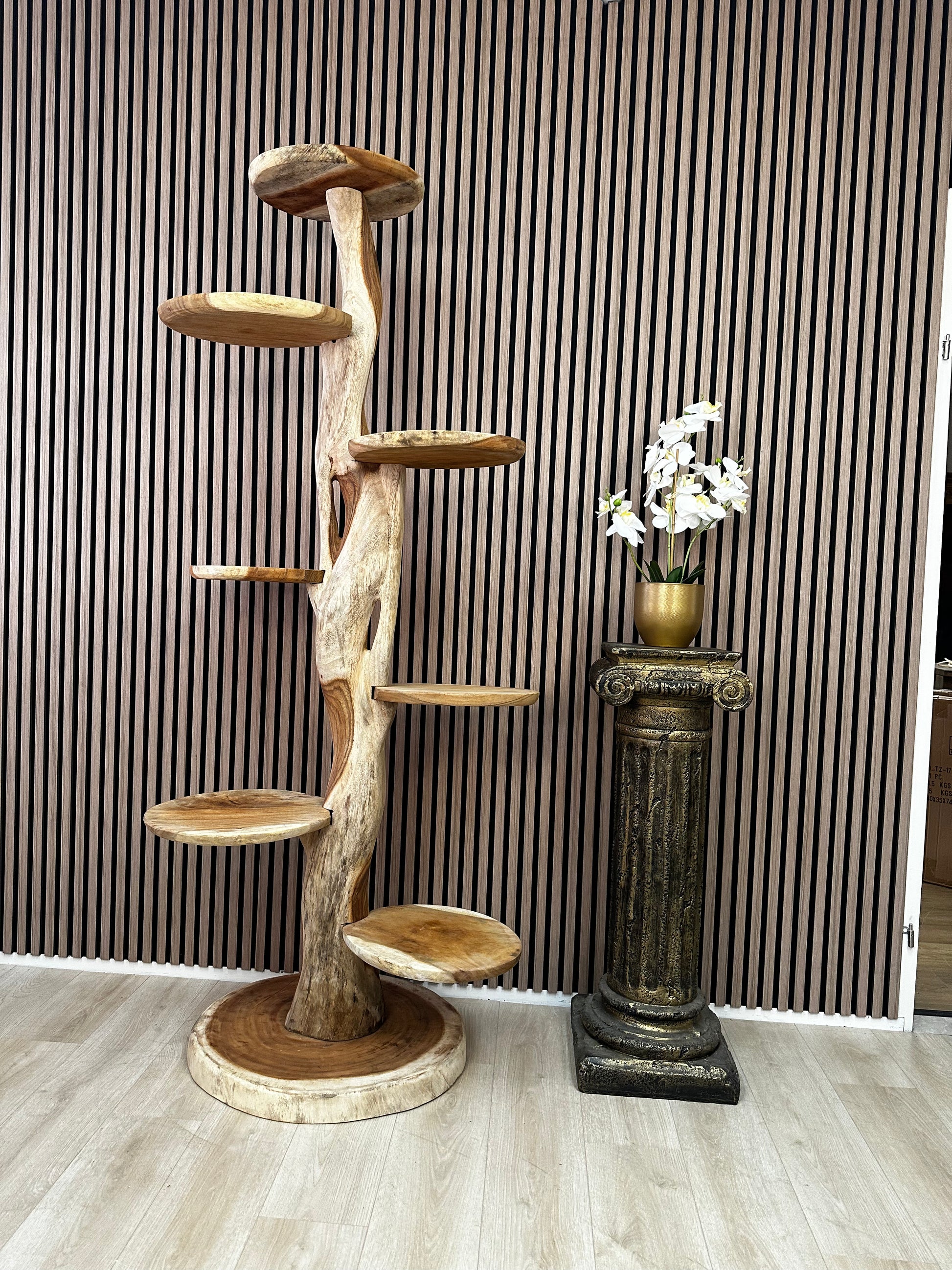 Houten Krabpaal kopen XXL Suar Houten Krabpaal | 200cm Hoog | Handgemaakt 