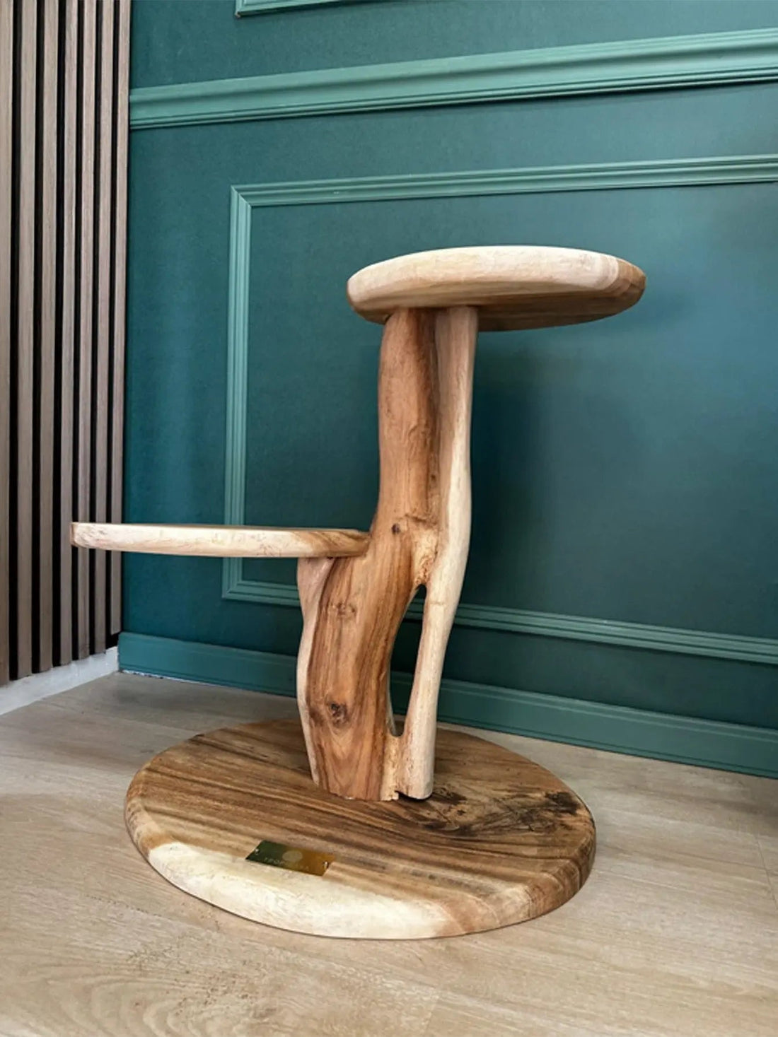 Suar Houten Kitten Krabpaal met Krabtouw - 55cm hoog - TropiCasa.nl